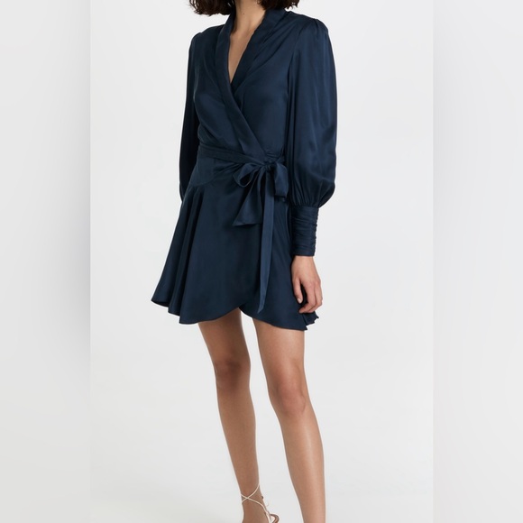 Zimmerman Silk Wrap mini dress 1 - Picture 3 of 6